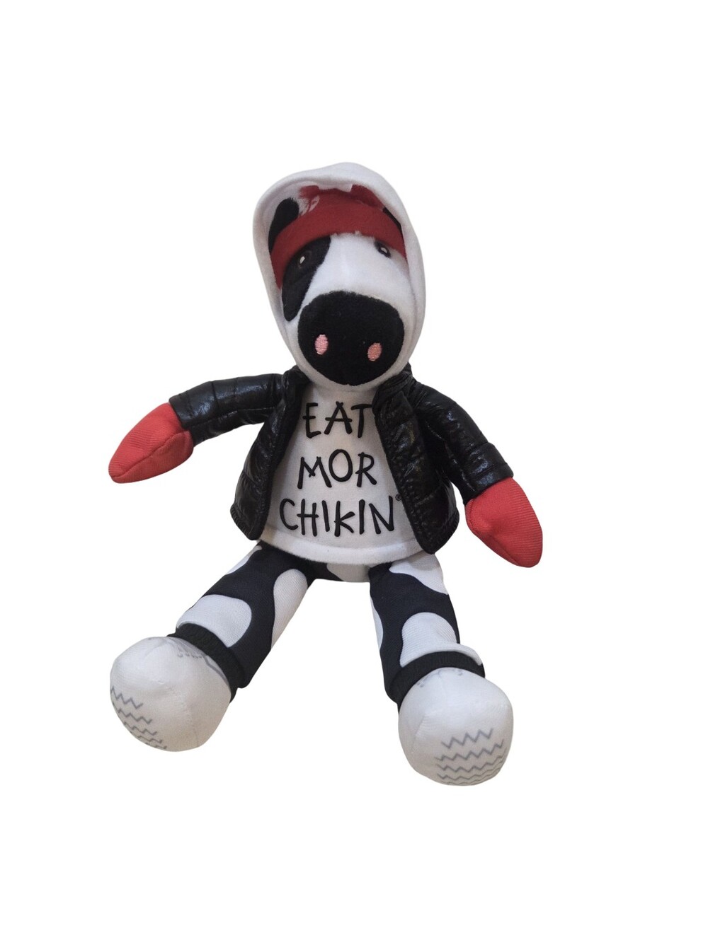 Chick-fil-A Holiday 2025 9" Plush Cow EAT MOR CHIKIN EUC